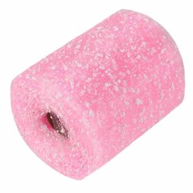 1 Roll Chiffon Flower Bouquet Wrapping Paper Mesh Gauze Ribbon Gift Wrap Florist Bouquet Supplies, Pink