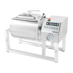 VEVOR Commercial Meat Tumbler Marinator, 20L Vacuum Tumbler Marinating Machine with Bidirectional Rotation and 3-Speed