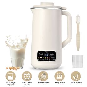27OZ Nut Milk Maker with 12Hours Delay Function Self-Cleaning Keep Warm Automatic Soy Milk Maker Machine for Homemade Soya Milk Rice Paste Juice
